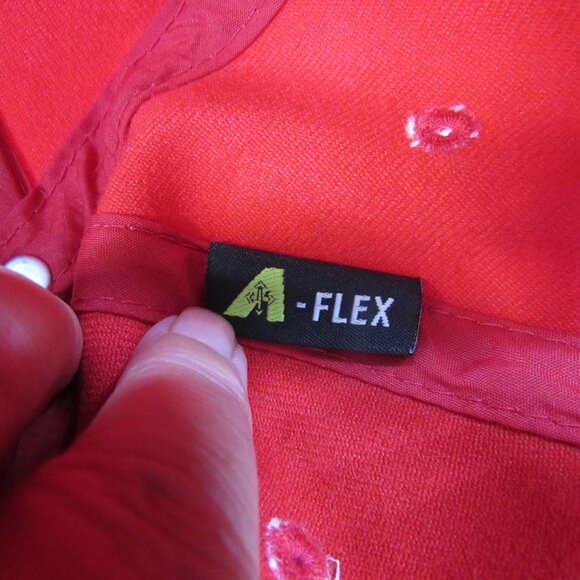 Strike King Lure Company Emb Logo Men's Red A-Flex ProFlex Stretch Cap Hat - Picture 10 of 10